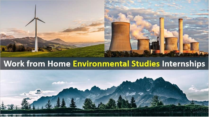 Work From Home Internships for Environmental Studies Students